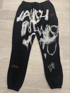 レディガガ 公式 ツアーグッズ スウェット ボトム XL レア リストバンド付