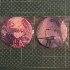 36A 鏡音レン 鏡音リン グリッター缶バッジ