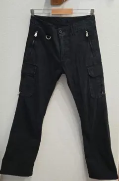 Roen ロエン フレア カーゴパンツ リップストップ クロスガン スカル 