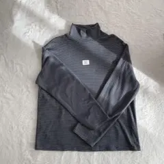 ストライプ タートルネック Lサイズ