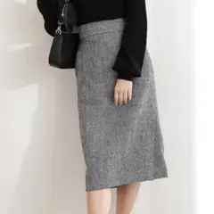 【FREE'S MART】ヘリンボーンハイウエストIラインスカート 美品