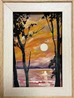 絵画　優眩の空　micchan作