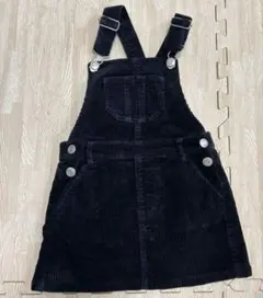 グローバルワーク　コーデュロイジャンバースカート