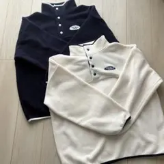 【2点セット】GRL グレイル 新品 ロゴ刺繍配色パイピングフリーストップス