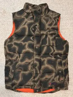 old gap Down camo Vest 迷彩柄 ダウン ベスト - メルカリ