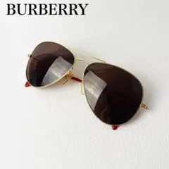 ほぼ未使用✨ BURBERRY バーバリー サングラス ティアドロップ 90sのサムネイル