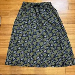 TIGRE BROCANTE ロングスカート 手裏剣柄 カーキのサムネイル