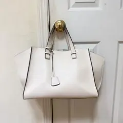 Mila Owenステッチデザイントートバッグ/フェイクレザー/BEGのサムネイル
