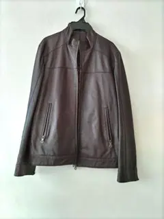 レザージャケット ライダース パープル