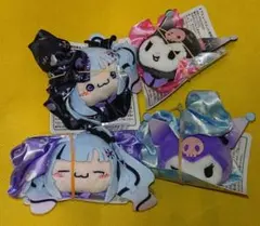初音ミク 雪ミク クロミ もちぴこぴょこきゅんシュシュ ぬいぐるみ 全4種類