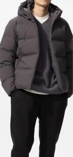 ユニクロ ヒートテックボアスウェットパンツ(ブラック、L）