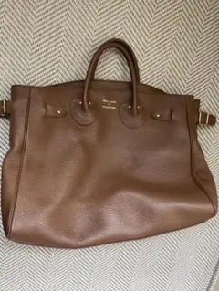 YOUNG & OLSEN レザートートバッグ ブラウンのサムネイル