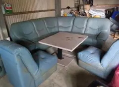 コーナーソファ＋テーブル２個セット