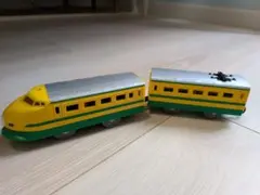プラレール】電動プラ電車 電車 前スイッチ 旧動力 緑色 日本製 - メルカリ