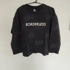RAD CUSTOM BORDERLESS 【130cm】トレーナー ブラック