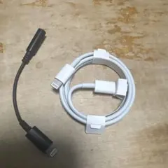 Lightningケーブル 約1m イヤフォン用ライトニングケーブル