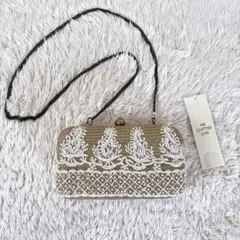ヌキテパ× カヴィタ・バルティア　ビーズ刺繍2wayショルダークラッチバッグのサムネイル