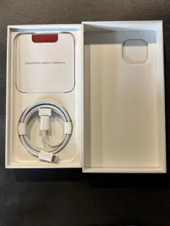 [空箱＋純正ケーブル] iPhone 13 レッド 空箱&純正ケーブル