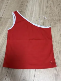 ZARA ワンショルダー キャミソール レッド 164cmのサムネイル