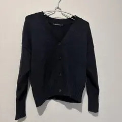 AMERICAN HOLIC ネイビー Vネックカーディガン M