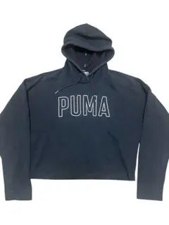 PUMA フード付きネイビーパーカー S/P
