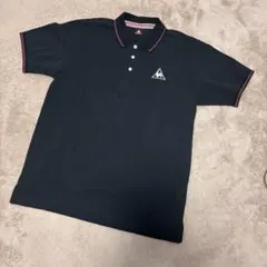 le coq sportif ルコックスポルティフ　ポロシャツ　ブラック　ゴルフ