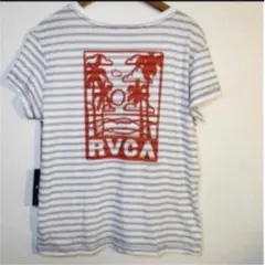 ルーカ RVCA ポケットTシャツ レディース ヤシの木 ボーダーのサムネイル
