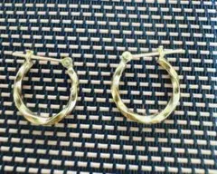 o*m様 18k可愛いフープピアス