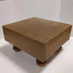 脚付き碁盤(高さ約8cm) 碁石付き(蛤・那智黒石) - メルカリ