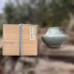 鳥取民藝 牛ノ戸焼 緑釉蓋物 - メルカリ