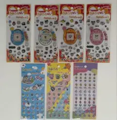 たまごっち　シール 7枚セット　セリア　キラキラ　プチプチ