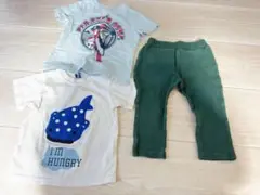 BabyGAP 80cm 半袖 まとめ売り 男の子Tシャツ・緑パンツセット