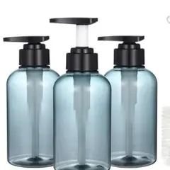 シャンプー リンス ボトル 詰替 容器 無地 500ml BL 3本