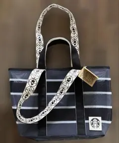 【新品タグ付】スターバックス　台湾限定　漁師網バッグ　2ウェイタイプ　タグ付き