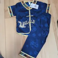 ベビー　チャイナ服　サテン生地　新品未使用