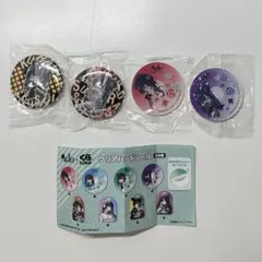 Ado くら寿司 缶バッジ クリアハードシール 4点セット