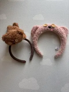 【美品】USJ ティムカチューシャ　二点セット　ヘッドウェア　ミニオン　ペア