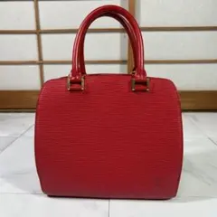 ルイヴィトン エピ ポンヌフ M52057 レッド ハンドバッグ