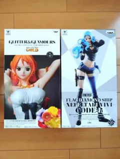 新品 未開封 ワンピース ビビ&ナミ フィギュア2体セット
