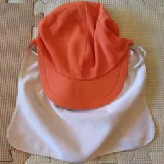 カラー帽子　オレンジ　橙