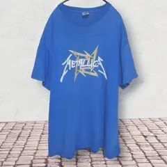 【逸品】Metallica レアカラーTシャツ XL 丈78 ユニセックス