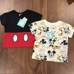 Disney Baby ミッキーマウス Tシャツ 2枚セット