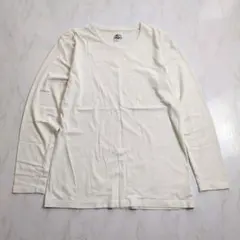 CAMP7 長袖Tシャツ L 白 綿100% メンズ ロンTのサムネイル