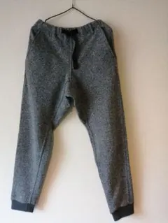 ✔GRAMICCI フリースナローリブパンツ グレー ナローパンツ スウェット