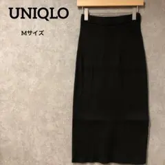 ☆美品☆ユニクロ☆リブニットIラインスカート