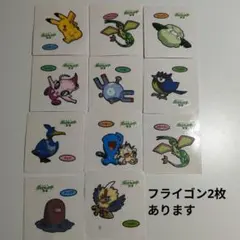 ポケモンパン　デコキャラシール　11枚セット
