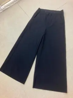 (K12371)β ベータ　ワイドパンツ　ウエストゴム　9　ストレッチ　パンツ