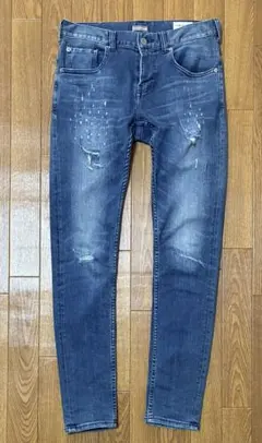 BAYFLOW ダメージ加工★ ストレッチ スリム スキニー デニム 29