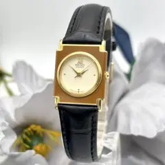レア品 SEIKO クォーツ 腕時計 ヴィンテージ スクエア 新品電池 金