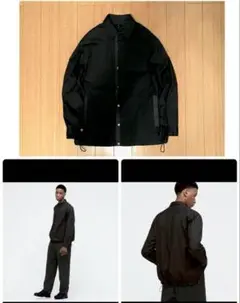 +J ／over size shirt blouson／black／M